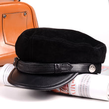 Load image into Gallery viewer, Suede Retro Fitted Casquette Cap