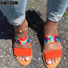 Load image into Gallery viewer, Two Strap Colorful Slides