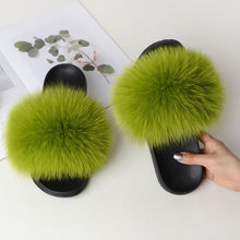Load image into Gallery viewer, Comfy Fluffy Slides