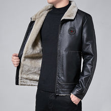 Load image into Gallery viewer, Winter Fleece Fur Lined Biker Jackets