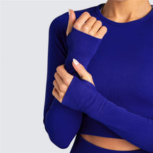 Load image into Gallery viewer, Athletic Solid Colored Top With Thumb Holes