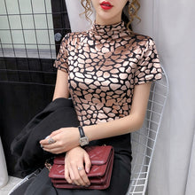 Load image into Gallery viewer, Snake Skin Like Velvet Long Sleeve Pullover Shirt