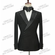 Load image into Gallery viewer, Tuxedo Double Breasted Suit Jacket