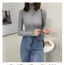 Load image into Gallery viewer, Soft Turtleneck Knit Sweaters