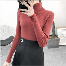 Load image into Gallery viewer, Soft Turtleneck Knit Sweaters