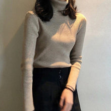 Load image into Gallery viewer, Soft Turtleneck Knit Sweaters