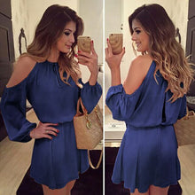 Load image into Gallery viewer, Chiffon Full Sleeve Mini Dress