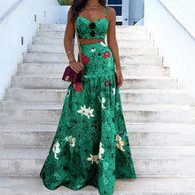 Load image into Gallery viewer, Bohemian High Waisted Skirt & Top