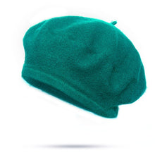 Load image into Gallery viewer, Warm Wool Winter Solid Color Retro Beret Caps