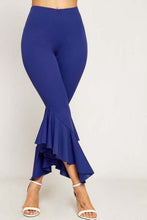Load image into Gallery viewer, Ruffled Stretchy Palazzo Pants