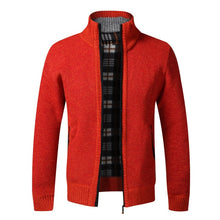 Load image into Gallery viewer, Standing Collar Warm Cardigan
