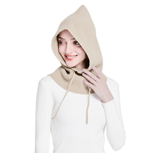 Load image into Gallery viewer, Warm Hooded Bonnet Skullies