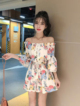 Load image into Gallery viewer, Women&#39;s one-line collar suit shorts
