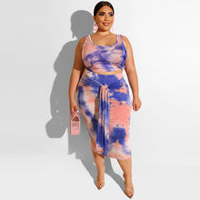 Load image into Gallery viewer, Tie-dye Skirt Set
