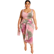 Load image into Gallery viewer, Tie-dye Skirt Set
