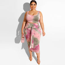Load image into Gallery viewer, Tie-dye Skirt Set
