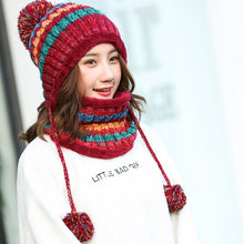 Load image into Gallery viewer, Knitted Hat And Scarf Set
