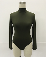 Load image into Gallery viewer, Solid Color Turtleneck Bodysuit
