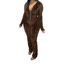 Load image into Gallery viewer, Winter Casual Pleated Jumpsuit
