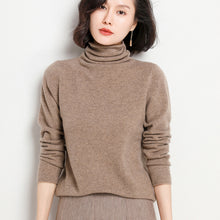 Load image into Gallery viewer, Turtleneck Cashmere Sweater
