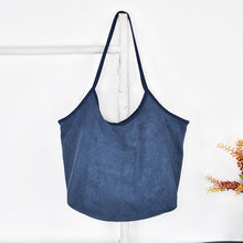 Load image into Gallery viewer, Suede Large Cloth Shoulder Bag

