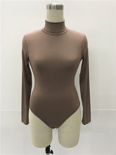 Load image into Gallery viewer, Solid Color Turtleneck Bodysuit
