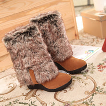 Load image into Gallery viewer, Wedged Heel Thick Fur Lined boots
