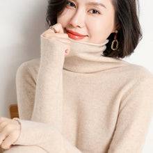 Load image into Gallery viewer, Turtleneck Cashmere Sweater
