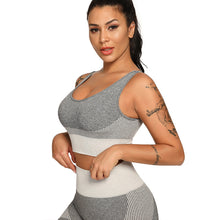Load image into Gallery viewer, Yoga Set 2 Piece Women Tracksuit Fitness Suit Bra
