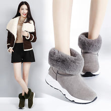 Load image into Gallery viewer, Waterproo Fur Lined Warm Ankle Snow Boots
