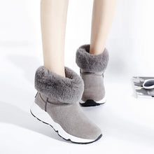 Load image into Gallery viewer, Waterproo Fur Lined Warm Ankle Snow Boots
