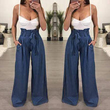 Load image into Gallery viewer, Loose Fit Belted Trousers
