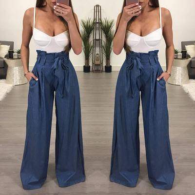Loose Fit Belted Trousers