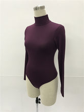 Load image into Gallery viewer, Solid Color Turtleneck Bodysuit
