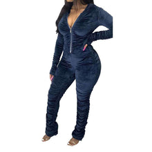 Load image into Gallery viewer, Winter Casual Pleated Jumpsuit
