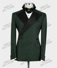 Load image into Gallery viewer, Tuxedo Double Breasted Suit Jacket

