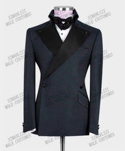 Load image into Gallery viewer, Tuxedo Double Breasted Suit Jacket
