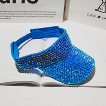 Load image into Gallery viewer, Rhinestone Visor Hat
